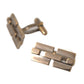 Gold Plated Brass Square Pin Men Cufflinks