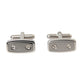 Silver Plated Metal Brass Pin Men Cufflinks