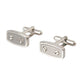 Silver Plated Metal Brass Pin Men Cufflinks