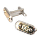 Silver Gold Plated Metal Brass Pin Cufflinks