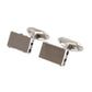 Silver Plated Metal Brass Pin Men Cufflinks