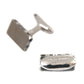 Silver Plated Metal Brass Pin Men Cufflinks