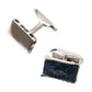 Silver Plated Metal Brass Pin Men Cufflinks