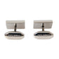 Silver Plated Metal Brass DG Logo Pin Cufflinks