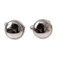 Silver Plated Brass Round Pin Men Cufflinks