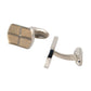 Silver Gold Plated Metal Brass Pin Cufflinks