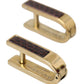 Gold Plated Metal Brass Pin Men Cufflinks