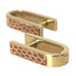 Gold Plated Metal Brass Pin Men Cufflinks