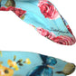 Turquoise Floral Applique Silk Women Headband Diadem