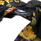 Black Floral Applique Silk Women Headband Diadem