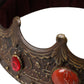 Bronze Brass Multicolor Crystal Crown Tiara Hat