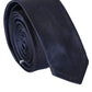 Blue Solid Silk Adjustable Tie Men