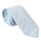 Light Blue Cotton Adjustable Tie Men