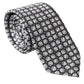 Multicolor Patterned 100% Silk Adjustable Tie