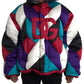 Multicolor Logo Windbreaker Puffer Jacket