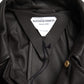 Black Matte Waterproof Leather Coat Jacket