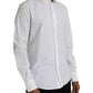 White Cotton Formal Dress Top SICILIA Shirt