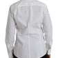 White Cotton Formal Dress Top SICILIA Shirt