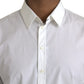 White Cotton Formal Dress Top SICILIA Shirt