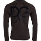 Brown DG Logo Crewneck Pullover Sweater