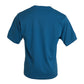 Blue Logo Round Neck Short Sleeves T-shirt