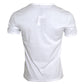 White Logo Embroidery Short Sleeve T-shirt