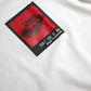 White Red Lips Print Cotton Men T-shirt