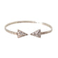 Arrow Crystal 925 Silver Bangle Bracelet Women