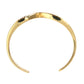 Arched Wing Cuff Skyfall Gold CZ 925 Bracelet