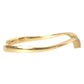 Arched Wing Cuff Skyfall Gold CZ 925 Bracelet