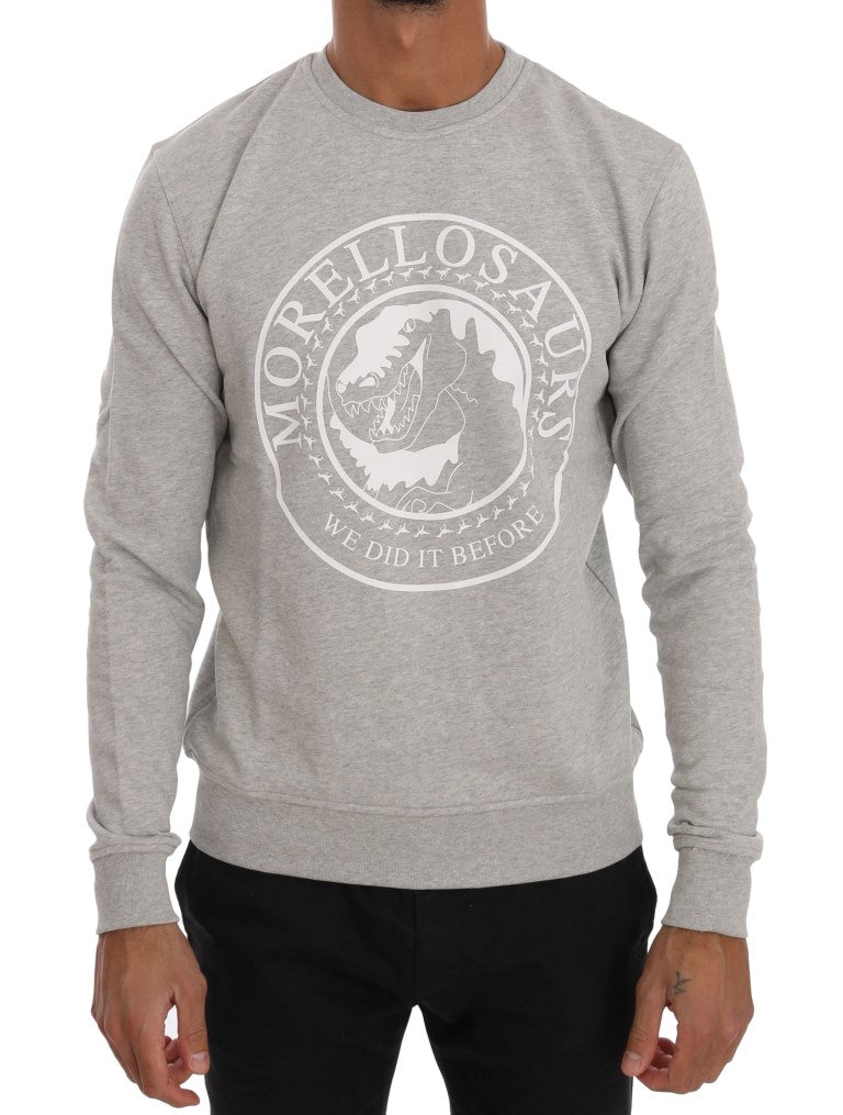 Chic Morellosaurs Crewneck Cotton Sweater