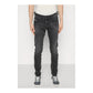 Black Cotton Jeans & Pant