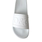 White Rubber Slides Sandals Beachwear Shoes