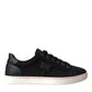 Black Suede Leather Men Low Top Sneakers Men Shoes