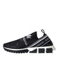 Black White Sorrento Slip On Sneakers Shoes