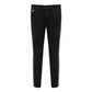 Black Cotton Jeans & Pant