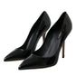 Black Patent Leather Bellucci Pumps Heels Shoes