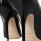 Black Patent Leather Bellucci Pumps Heels Shoes