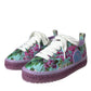 Multicolor Canvas Floral Espadrilles Sneakers Shoes