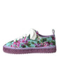 Multicolor Canvas Floral Espadrilles Sneakers Shoes