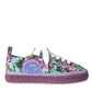 Multicolor Canvas Floral Espadrilles Sneakers Shoes