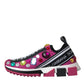 Pink Sorrento Crystals Sneakers Shoes