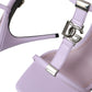 Purple Leather Logo Ankle Strap Keira Sandals Shoes