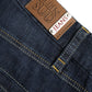 Dark Blue Cotton Bootcut Denim Jeans