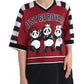 Multicolor Royals Panda Oversized T-shirt