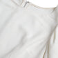 White Viscose Round Neck Short Sleeves Top