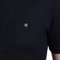 Navy Blue Collared Short Sleeve Polo T-shirt