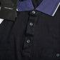 Navy Blue Collared Short Sleeve Polo T-shirt