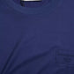 Royal Blue Round Neck Short Sleeve T-shirt