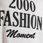 White 2000 Fashion Moment Lacing Detailed Tee T-shirt